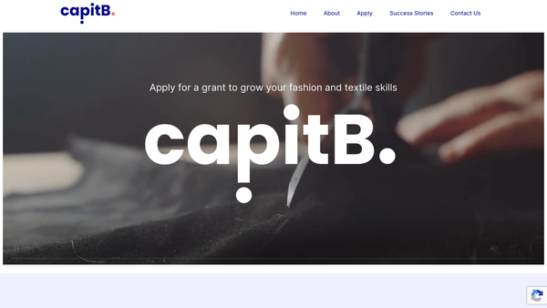 Screenshot of the Capitb Trust website