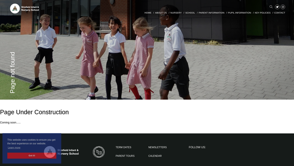 Screenshot of the Friends Of Shinfield Infant And Nursery School website