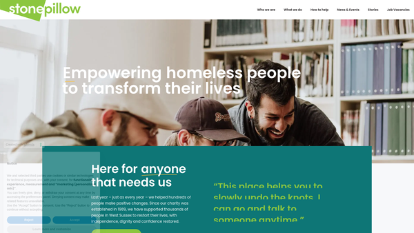 Screenshot of the St Richard Of Chichester Christian Care Association Ltd website
