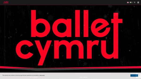 Screenshot of the Gwent Ballet Theatre Limited website