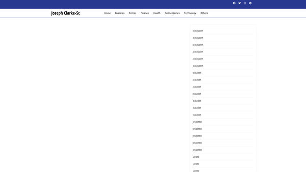 Screenshot of the Joseph Clarke School Trust website