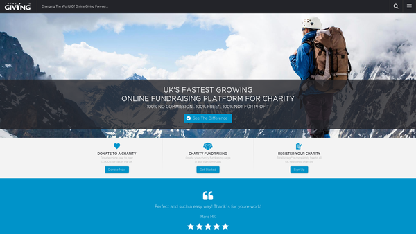 Screenshot of the Mohammad-Salehi Medical Fund Limited website