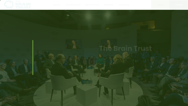 Screenshot of the The Brain Trust Limited website