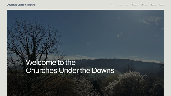 Screenshot of the St James Heyshott Preservation Trust website