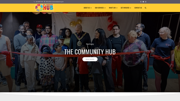 Screenshot of the The Council Of Asian People (Haringey) website