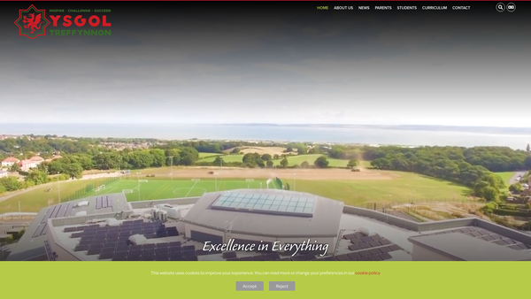 Screenshot of the The John Mcbrien Memorial Fund website