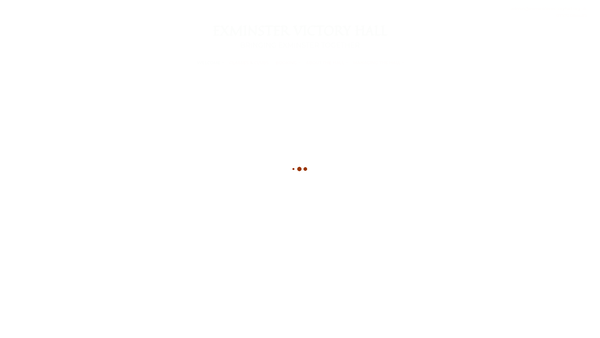 Screenshot of the The Victory Hall website