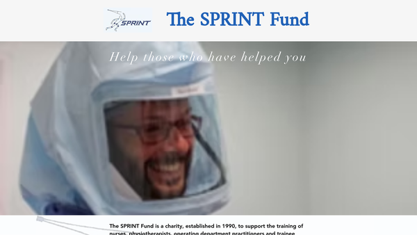 Screenshot of the Brighton And Sussex Institute Of Orthopaedics Charitable Trust website