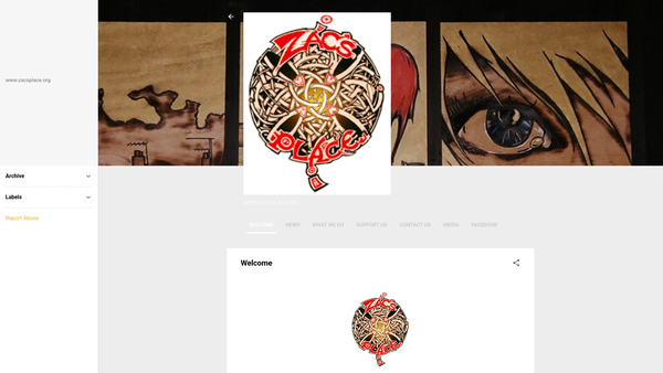 Screenshot of the Exousia Trust website