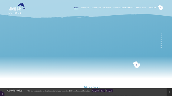 Screenshot of the Friends Of Stone Bay School website