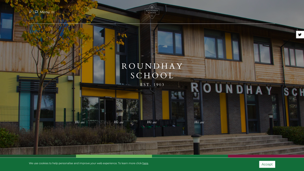 Screenshot of the The Friends Of Roundhay School website