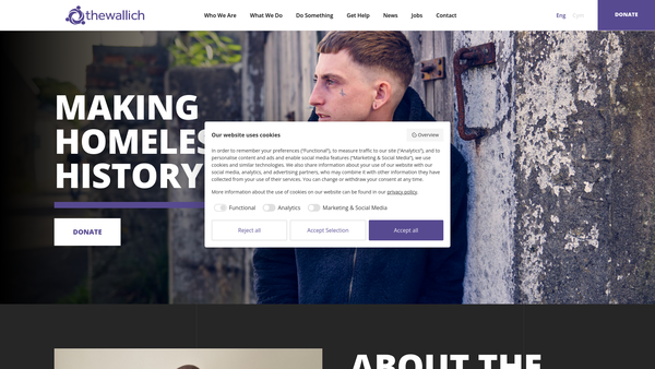 Screenshot of the Wallich-Clifford Community website