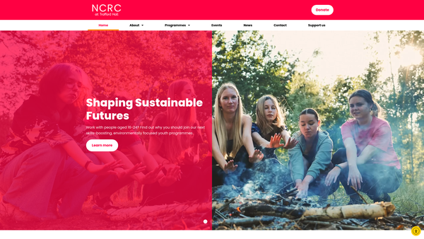 Screenshot of the The National Communities Resource Centre Limited website
