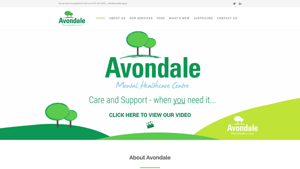 Screenshot of the Delphside Ltd website