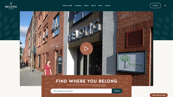 Screenshot of the Borough Care Services Limited website