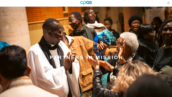 Screenshot of the Church Pastoral Aid Society website