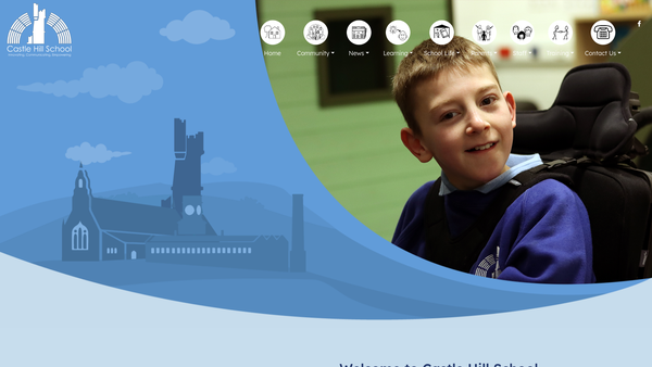 Screenshot of the Castle Hill Special School Fund website