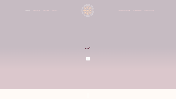 Screenshot of the World Buddhist Foundation website