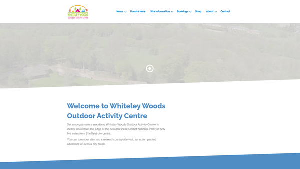 Screenshot of the Oac Buildings website
