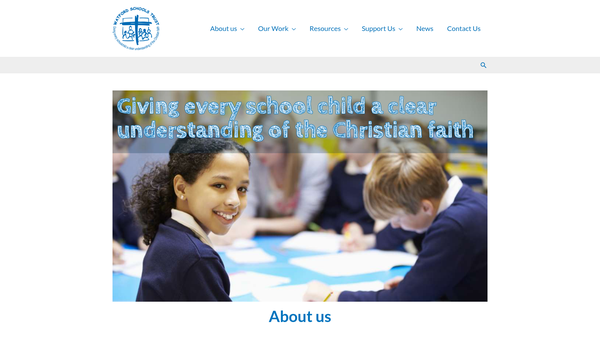 Screenshot of the Watford And District Schools Christian Worker Trust website