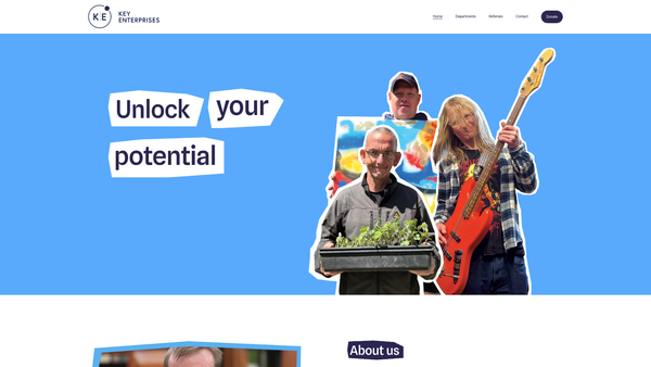 Screenshot of the Key Enterprises (1983) Limited website