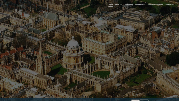 Screenshot of the Aram website