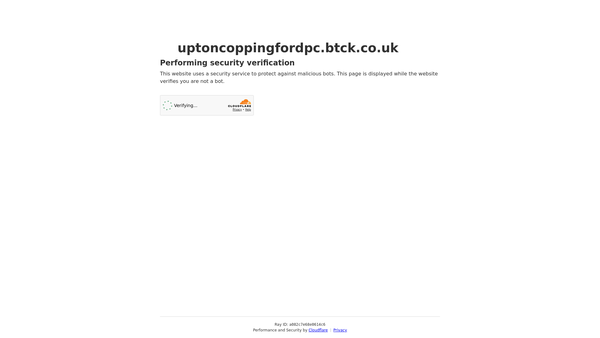 Screenshot of the Upton Village Recreational Hall website