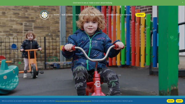 Screenshot of the Netherton Infant And Nursery School Parent Teachers Association website