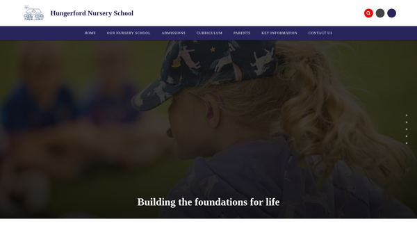 Screenshot of the Shoal of Friends website