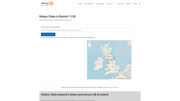 Screenshot of the The Rotary Club Of Greenwich Trust Fund website
