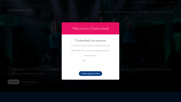 Screenshot of the The Chicken Shed Property Company website