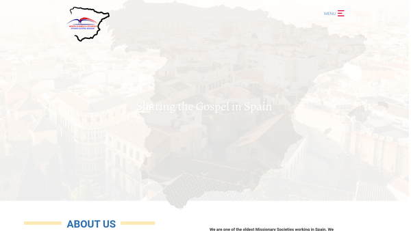 Screenshot of the Spanish Gospel Mission website