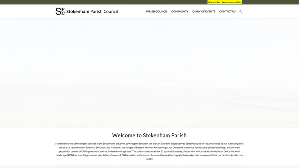 Screenshot of the Start Circle Of Friends website