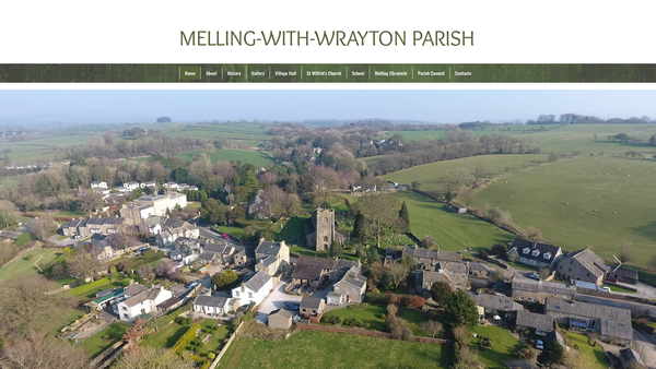 Screenshot of the Melling Village Institute website