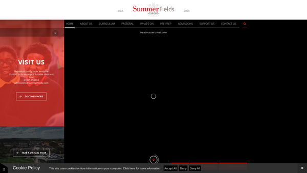 Screenshot of the The Maclaren Trust website