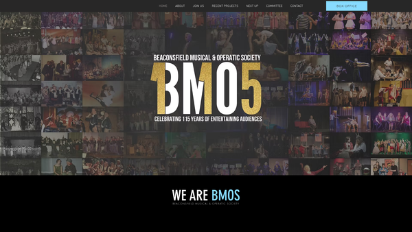 Screenshot of the Beaconsfield Operatic Society website