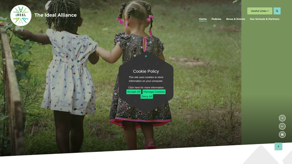 Screenshot of the Friends Of Yealmpstone Farm School website