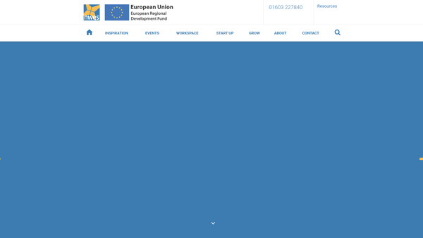 Screenshot of the East London Small Business Charity Limited website