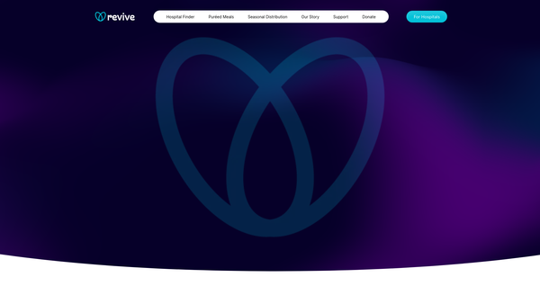 Screenshot of the Hospital Kosher Meals Service website