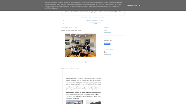 Screenshot of the Oak Tree Trust website