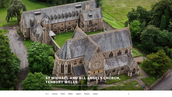 Screenshot of the Charities In Connection With St Michael And All Angels Church At Tenbury website