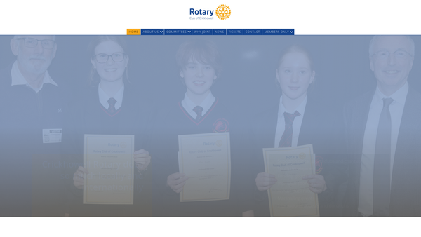 Screenshot of the Rotary Club Of Crickhowell Trust Fund website