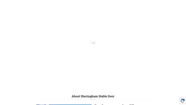 Screenshot of the Stable Door (The Sheringham Christian Housing Trust) website