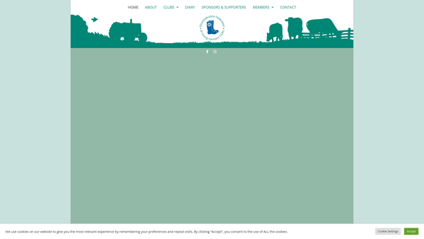 Screenshot of the Painswick And District Young Farmers Club website