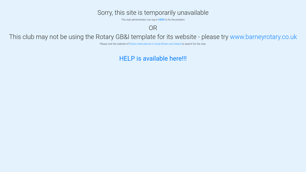 Screenshot of the Rotary Club Of Barnard Castle Trust Fund website