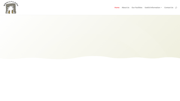 Screenshot of the Bicknacre Pre-School website