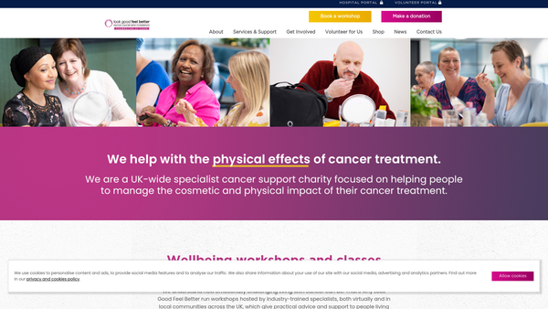 Screenshot of the Cosmetic Toiletry And Perfumery Foundation website