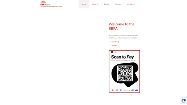 Screenshot of the The Edward Betham Friends Association website