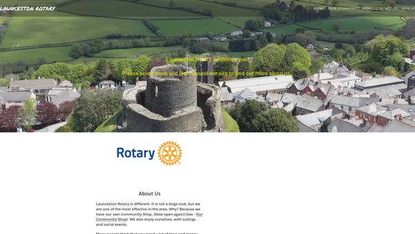 Screenshot of the Rotary Club Of Launceston Trust Fund website