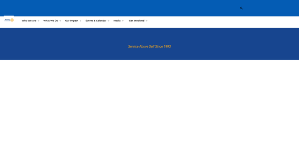Screenshot of the Rotary Club Of Stevenage Grange Charitable Trust website